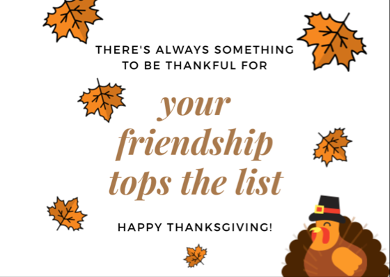 Blessed with your friendship