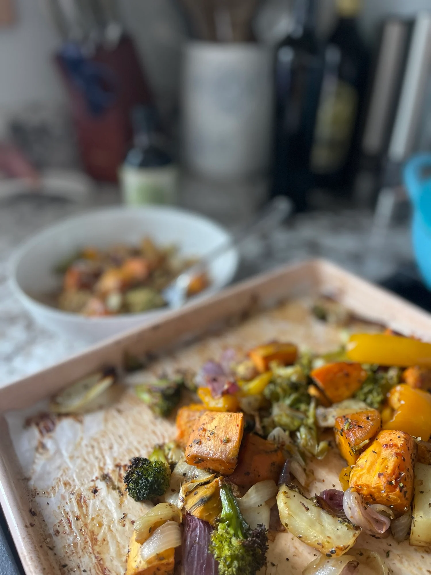 roasted veggies - root chakra